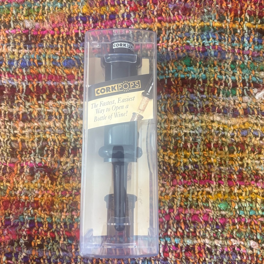CORK POPS easy wine opener NEW Mother's Day